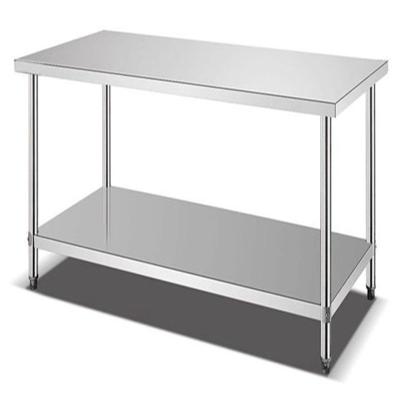 China Astar Stocked Knocked-Down Lab Kitchen Stainless Steel Work Table for sale