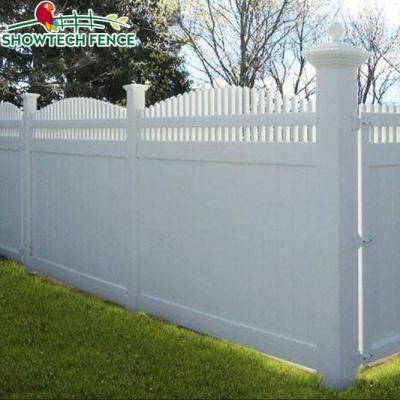 China China Product Easily Assembled Hot Selling Vinyl Privacy Fence With Stakes for sale