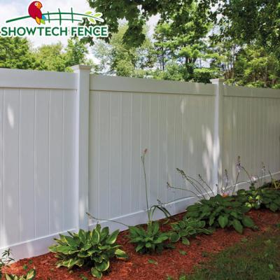 China Easy Assembled American Style PVC Vinyl Privacy Fence Widely Used Cheap Garden Decorative Fence for sale