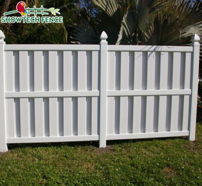 China Durable Easily Assembled American Style Vinyl Shade Box Fence Panels for sale