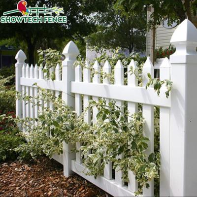 China Easy Assembled Decorative Vinyl Picket Garden Fence for sale