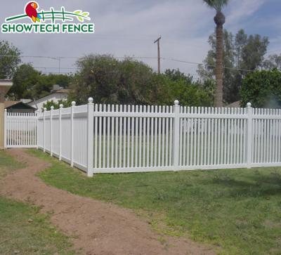 China Easily Assembled Decorative Garden Fencing Used Outdoor PVC/Vinyl Kids Play Picket Cheap Garden Fence Fence for sale