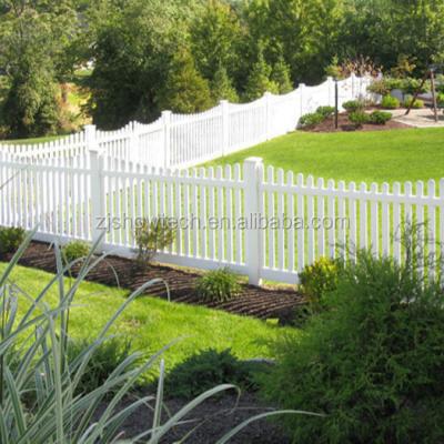 China Easily Assembled Maintenance Free UV Protection Vinyl PVC White Fence For Home And Garden for sale