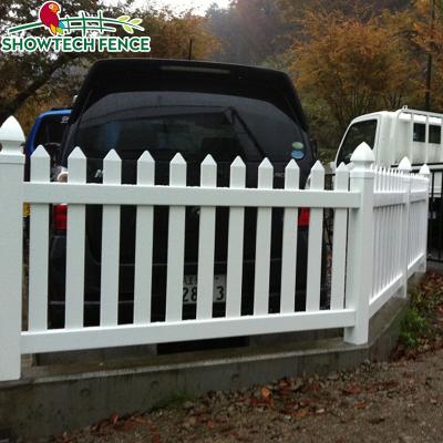 China Easily Assembled White Garden Decoration Vinyl PVC Fence For Houses for sale