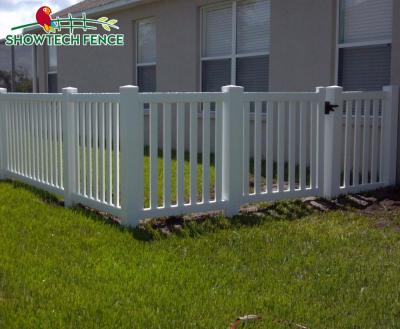 China Easily Assembled Cheap Safety Fence PVC Pool Fence Slats for sale