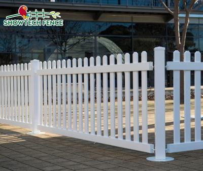 China Easily Assembled Widely Used Flexible Cheap PVC Vinyl No Dig Temporary Fence / Garden Fence for sale