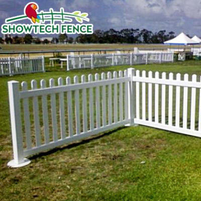 China Easily Assembled Widely Used Temporary PVC Fence /outdoor Portable Fence for sale