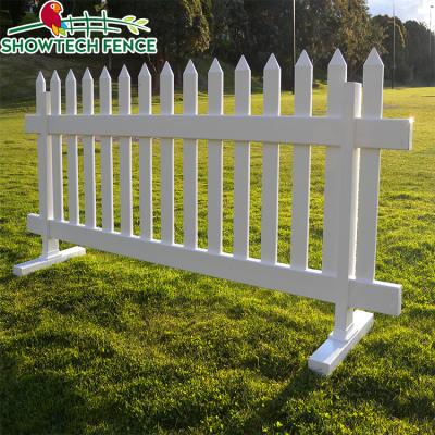 China Easily Assembled Hot Selling Showtech Temporary Fence Panels, PVC Temporary Fence, Temporary Fence Post for sale