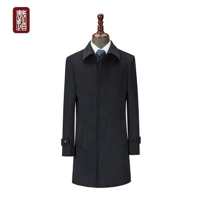 China Anti-shrink Overcoat Navy Winter Mens Woolen Coats For Warm for sale