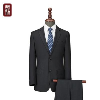 China 2 Piece Anti-Shrink Navy Mens Suits Custom Made Formal Suits for sale