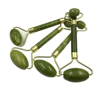 China Wholesale natural xiuyan jade roller massage green jade roller gua high quality face lift facial sha for face for sale