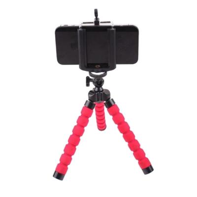 China Wholesale PORTABLE Mini Cell Phone Tripod With Portable And Adjustable Universal Clip For Mobile Phone for sale