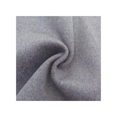 China Wind Proof Double Face Woolen Overcoat Polyester Blended Fabric Two Sides Wool Fabric Cut Wool Velor Woven Fleece Textile For Overcoat for sale