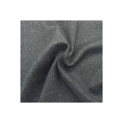 China Wool Side Wind Proof Single Face Herringbone Fabric One Mid Weight Woven Fleece Overcoat Textile For Overcoat for sale