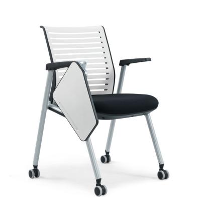 China Foldable Training Chair With Writing Board Office Conference Room Chair for sale