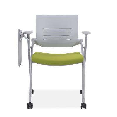 China Foldable Training Chair With Writing Board Office Conference Room Chair for sale