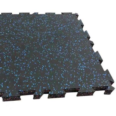 China custom 500*500mm 610*610mm jigsaw puzzle shock absorption and sound insulation color weightlifting gym floor rubber mat 1000*1000mm 500*500mm/610*610mm/1000*1000mm for sale