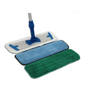 China Stocked Mop Pad Replacement Microfiber Super Cleaning Cleaning Cloth For Flat Mop for sale