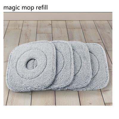 China Stocked Easy Life Floor Cleaning Magic Broom Replacement Head 360 Easy Mop Pad for sale