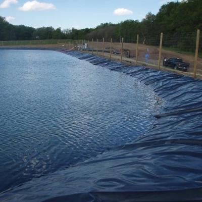 China Asia Waterproofing Materials Salt Pond HDPE Geomembrane 60mil Liner Smooth Lake for sale