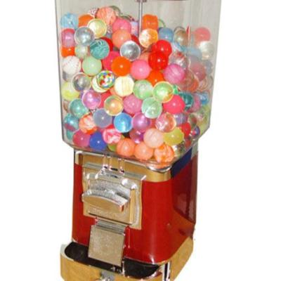 China Wholesale Price Metal Candy Dispenser Bouncing Ball Machine Spiral Toy Capsule Vending Machine for sale