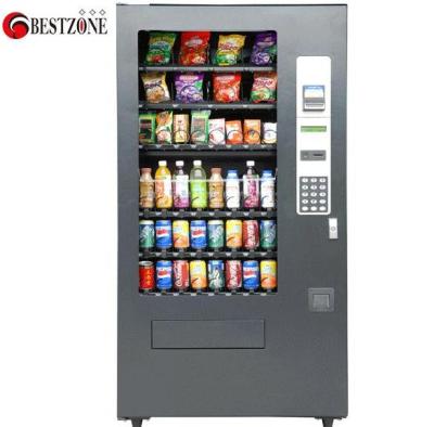 China Smart Self-Service Metal 24 Hours Milk Based Snack Drinks Noodle Cup Vending Machine Vending Machine With CE ISO9001 for sale