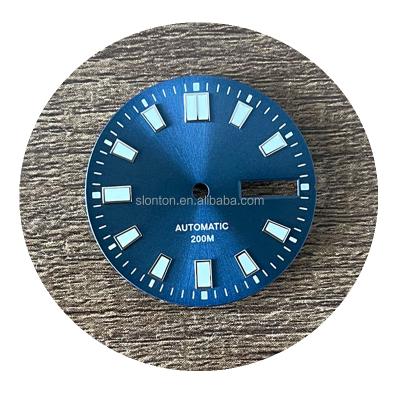 China Dongguan Dial Manufacturer Custom 28.5mm Brass Watch Dial NH35 for sale