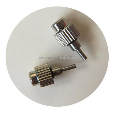 China Custom Waterproof 316L Stainless Steel Size Stainless Steel Watch Pusher Parts Watch Button for sale