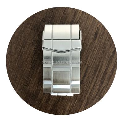 China 316L Stainless Steel Customize 316L Stainless Steel Watch Clasp Buckle Parts, Under Diver Clasp for sale