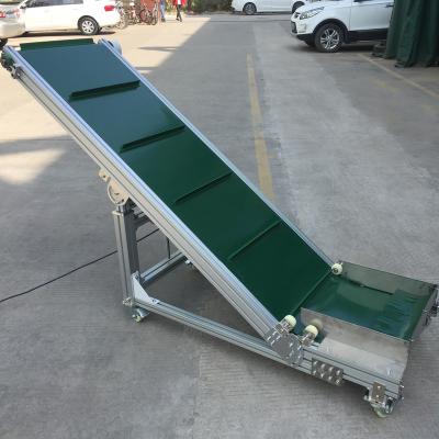 China Fire Resistant Automatic Modular Vertical Lifting Elevating Slope Belt Conveyor Machine for sale