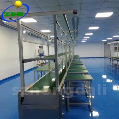 China Industrial Electronics Assembly Line Conveying PVC Belt Conveyor System Led Light Bulb Assembly Line Machine Customers Demand for sale