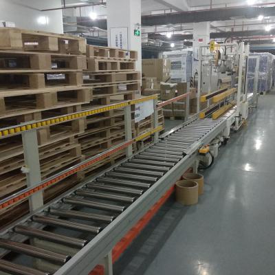 China High Efficiency Automated Electronics Production Motorized Air Conditioner Roller Conveyor Assembly Line for sale