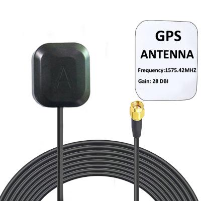 China 1575.42MHZ 28dbi Magnetic Antenna Car Gps Antenna To Fakra For VW Skoda Car Positioning Kingrf-TX-QC2000 for sale