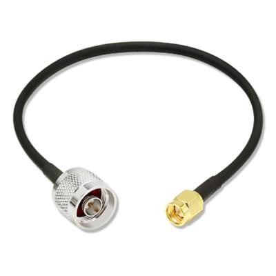 China Customization Factory Supply 0~6GHZ Low Loss Radio Frequency Cable Assembly N Male Head To Rp Sma Lmr240 Rg58 for sale