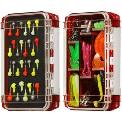 China Fishing Accessories Storage 90pcs/box Fishing Tackle Box Combo Lure Accessories Lots Hook for sale