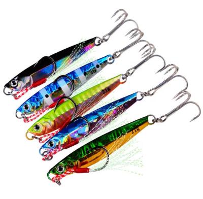 China Lead Feed Fish Fishing Lures 5 Color Bait Mount Lure Deep Sea Jig Fishing Tackle for sale