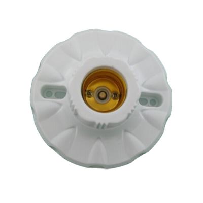 China Plastic Square Lamp Holder Screw E27 Lamp Chandelier Lamp Holder for sale