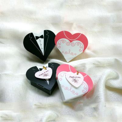 China Cute heart shape Cosmetic Packaging Box candy box original design paper for sale