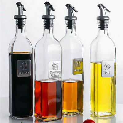 China Unique Olive Oil Packaging 250ml 500ml Olive Oil Bottles Small Olive Oil Bottles Olive Oil Packaging Bottles Clear for sale