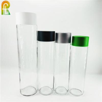 China Clear Empty Wine Packing Glass Water Bottles 800ml Sports Drinking Bottles Voss Style Glass Bottles for sale