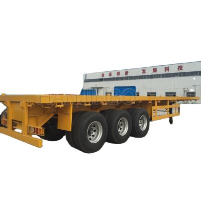 China Skeleton Truck Trailer 3 Axle Hot Sale Container Chassis Trailer for sale