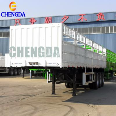 China Brand New Truck Trailer 2021 Motorcycle Cargo Net Barrier Cargo Semi Trailer For Sale for sale