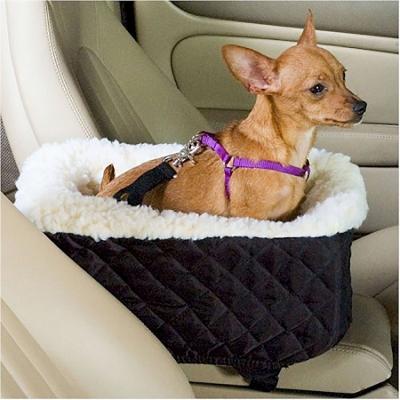 China Travel Console Pet Car Seat Fur Booster Carrier Car Armrest Viable Outdoor Pet Seat for sale