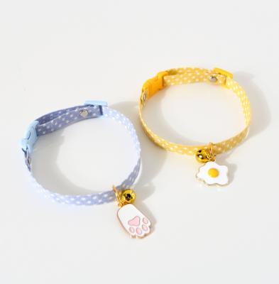 China Viable Wholesale Kitten Collars With Bell Cut Loose Adjustable Collar For Puppies for sale