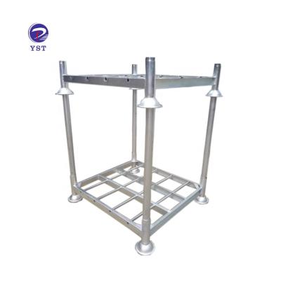 China Corrosion Protection Customized Warehouse Transportation Portable Steel Pipe Galvanized Stacker Rack for sale