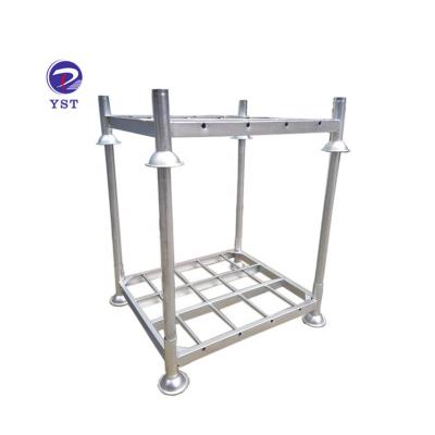 China High Qauality Corrosion Protection Galvanized Storage Racking Warehouse Outdoor Mild Steel Stacking Rack for sale