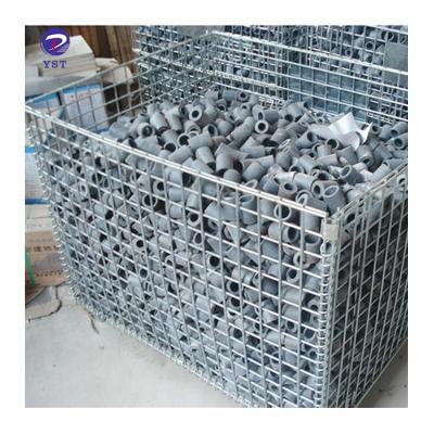 China Durable Customized High Quality Collapsible Auto Parts Storage Wire Industrial Warehouse Containers for sale