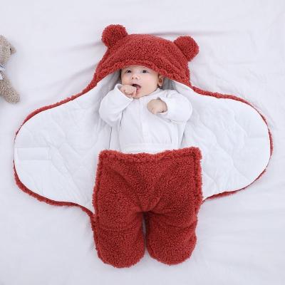 China Breathable Boys Girls Clothes Sleep Nursery Wrap Ultra Soft Fluffy Newborn Blanket Infant Baby Sleeping Bag for sale