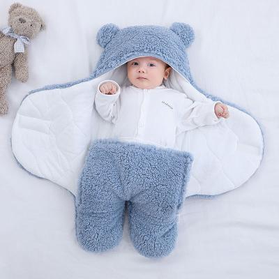 China Custom 1 Year Old Kid Plush Fleece Zipper Organic Baby Sleep Bag Breathable Soft for sale