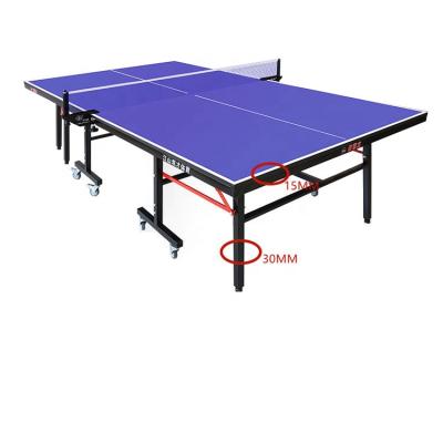 China High Quality Cheap High Quality Dark Blue China Suit Dark Blue Ping Pong Table Tennis Table Weight Net MDF+UV Spray Paint Color Board Original LEG GUA Size Gross Place of View for sale